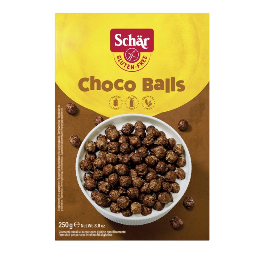 Schar Choco Balls Çikolata Kaplı Mısır Gevreği 250 G - 1