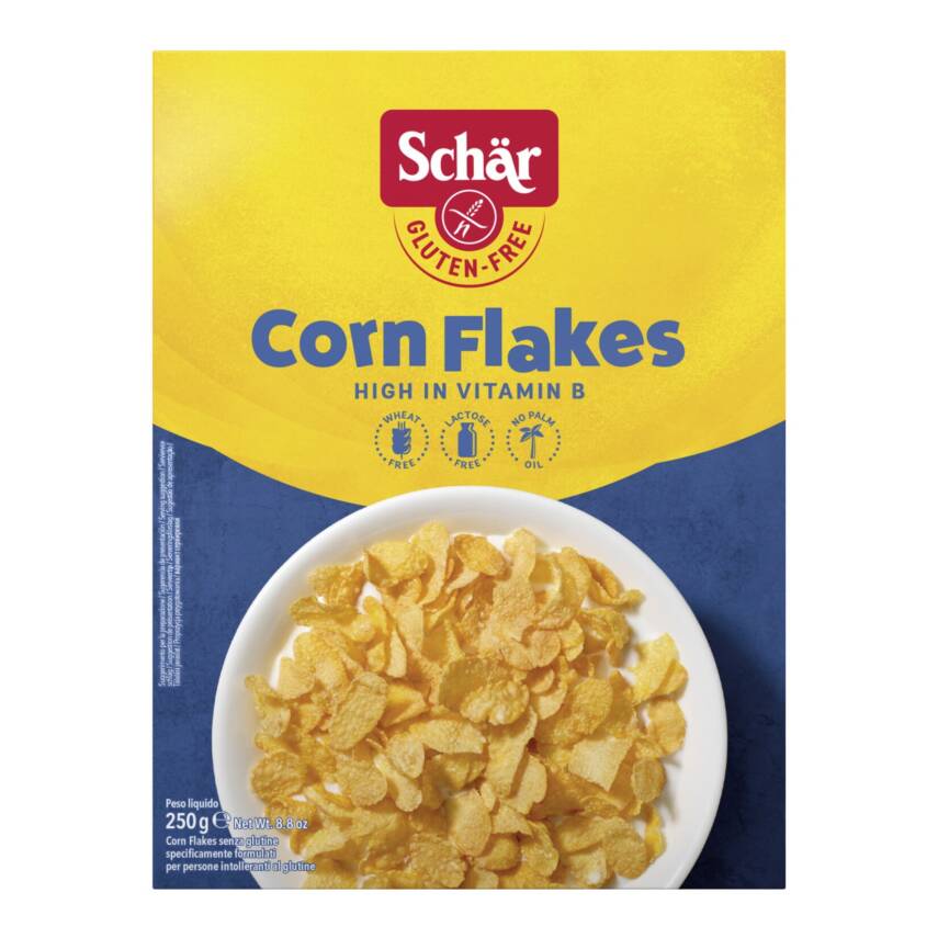 Schar Glutensiz Sade Mısır Gevreği 250 G - 1