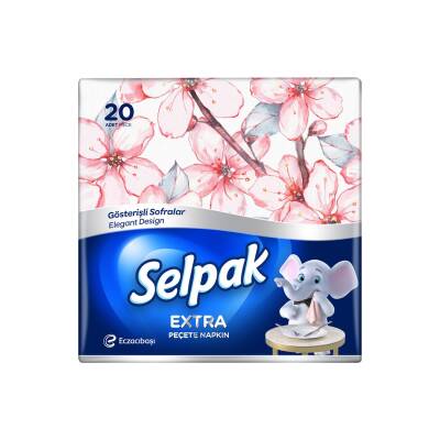 Selpak Extra Desenli Peçete 20'li - Selpak
