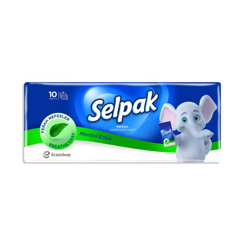 Selpak Mentollü Mendil 10'lu - 1