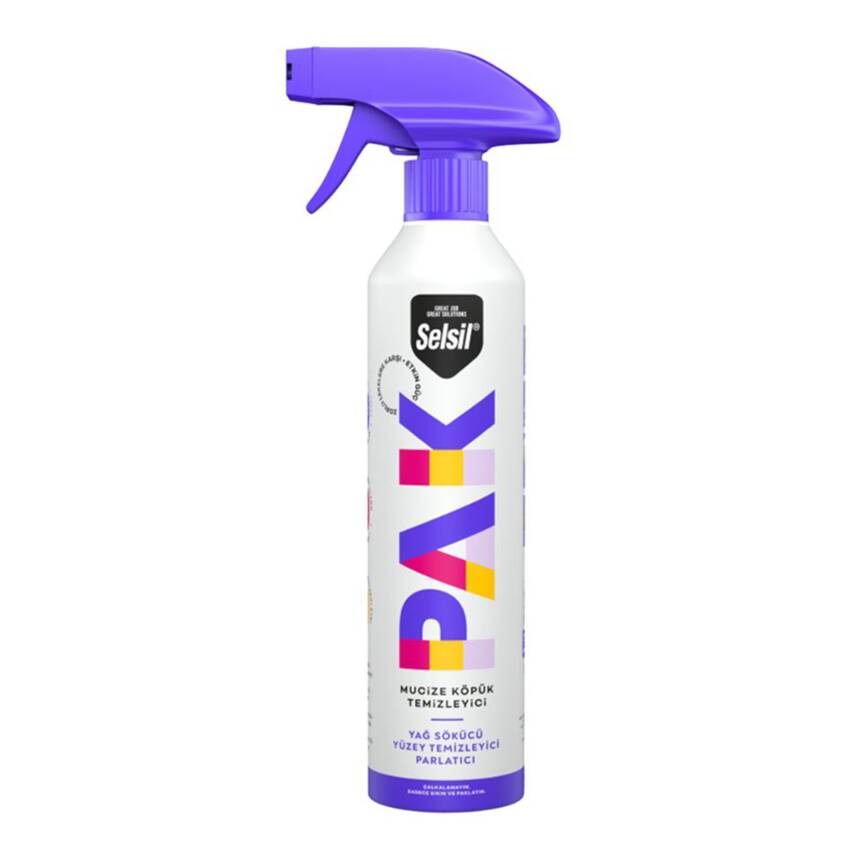 Selsil Pak Köpük Temizleyici Sprey 500 Ml - 1