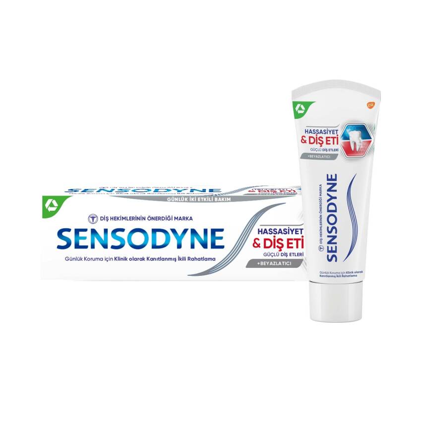 Sensodyne Hassasiyet & Diş Eti & Beyazlatıcı Diş Macunu 75 Ml - 1