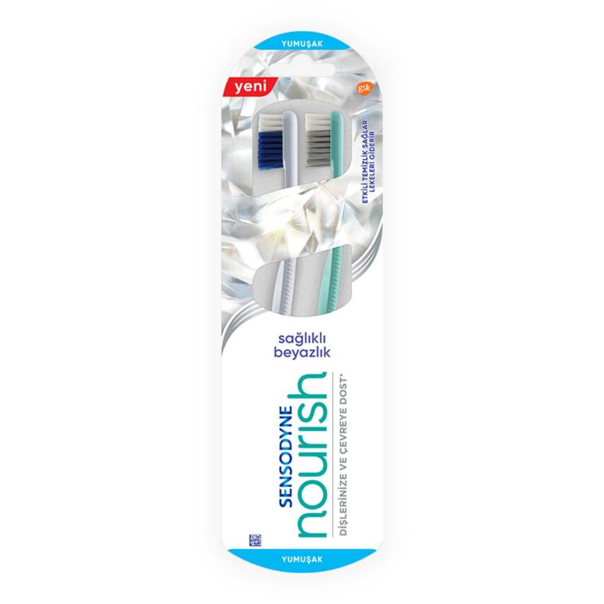 Sensodyne Nourish Sağlıklı Beyazlık Yumuşak Diş Fırçası 1+1 - 1