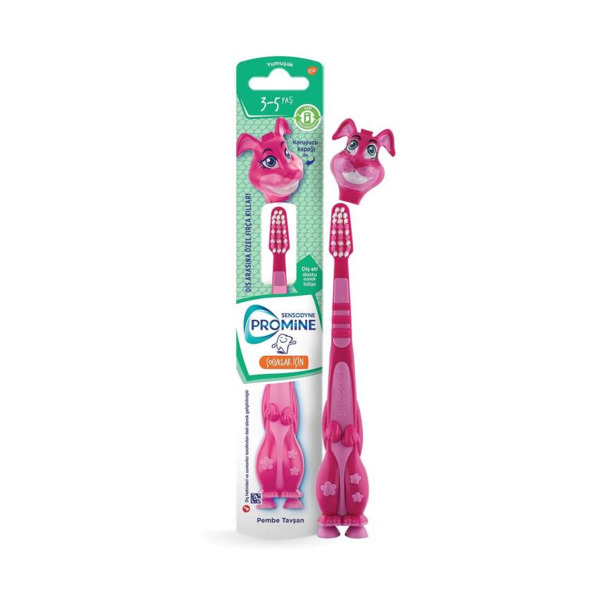 Sensodyne Promine Çocuk 3-5 Yaş Pembe Tavşan Diş Fırçası - 1