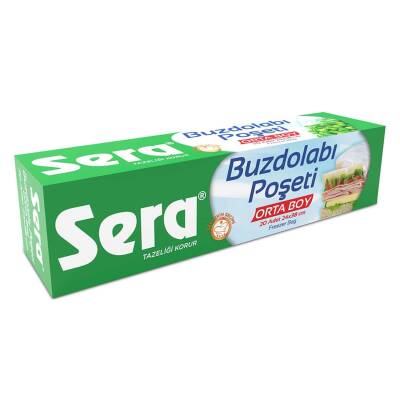 Sera Orta Boy Buzdolabı Poşeti 20'li - Sera