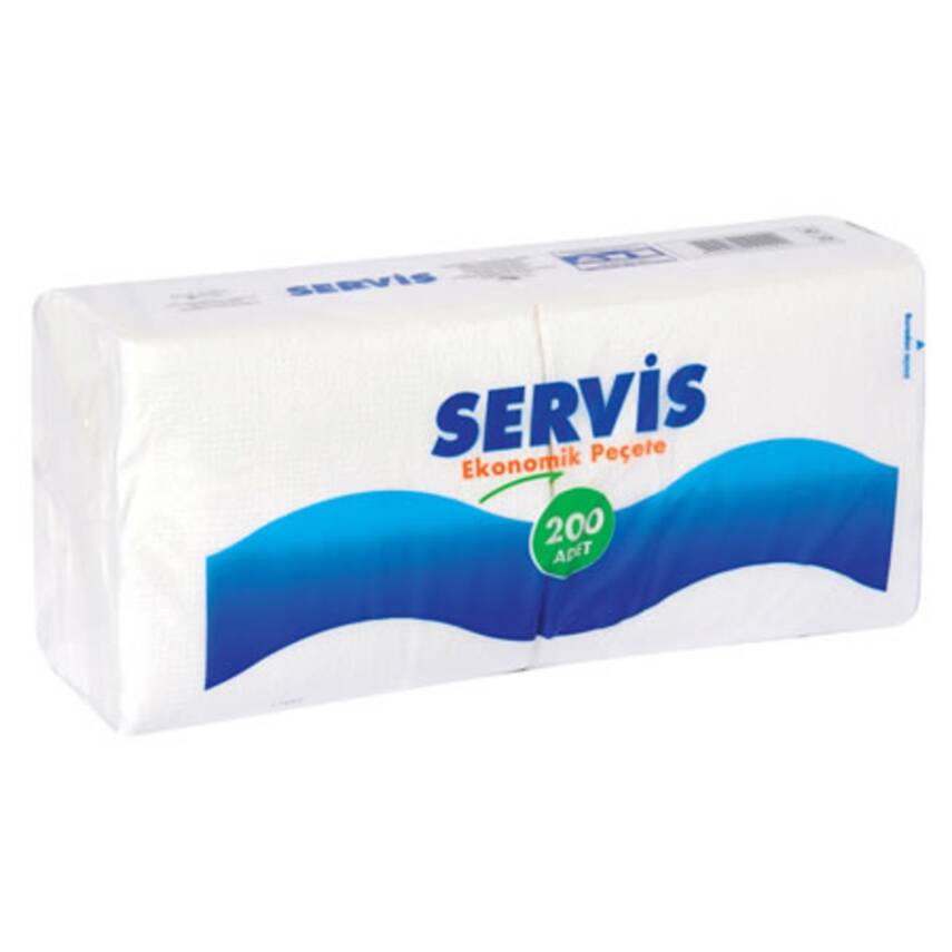 Servis Peçete Beyaz 200'lü - 1
