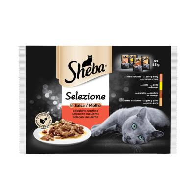 Sheba Etli Çeşitler 4'lü Paket 4x85 G - Sheba