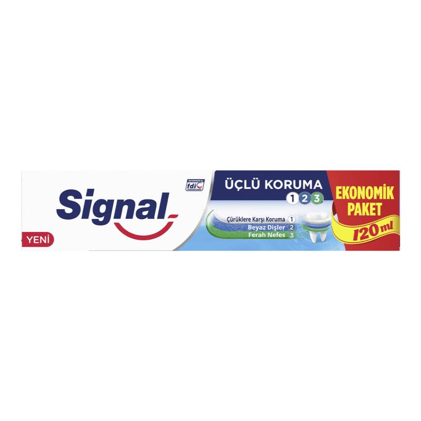 Sıgnal Diş Macunu Üçlü Koruma 120 Ml - 1