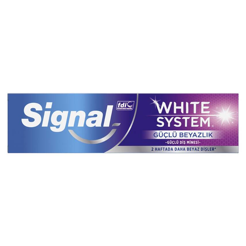 Sıgnal Whıte System Güçlü Diş Minesi Diş Macunu 75Ml - 1