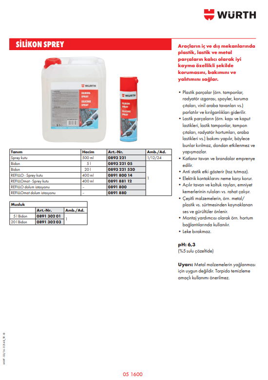 Silikon Sprey 500ML - 2