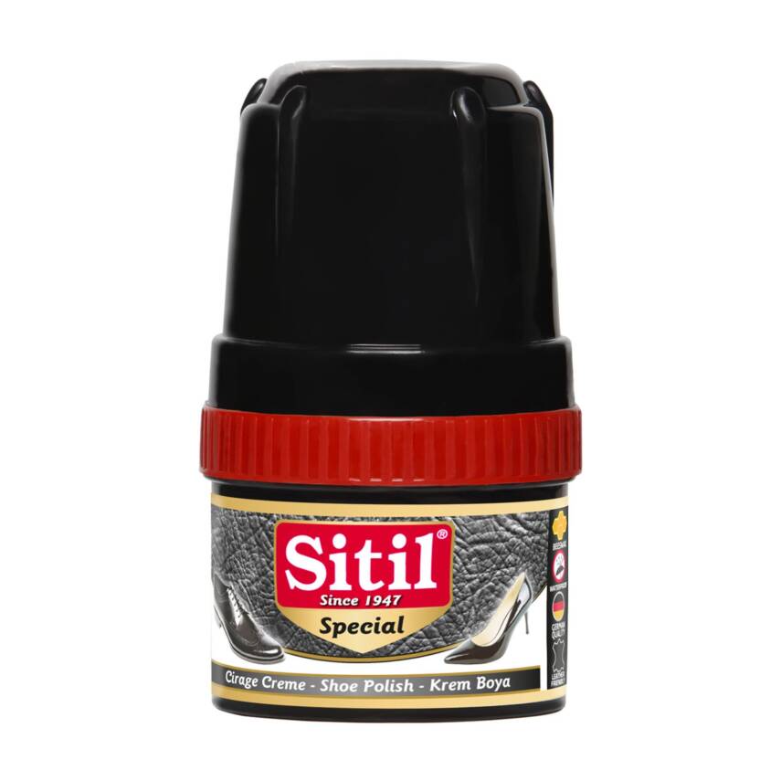 SİTİL SİYAH KREM AYAKKABI BOYASI 60 ML - 1