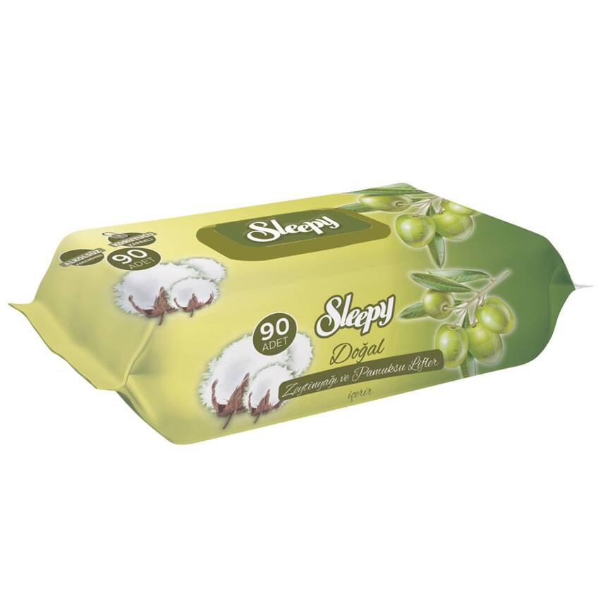 Sleepy Doğal Zeytinyağlı Islak Havlu 90'lı - 1