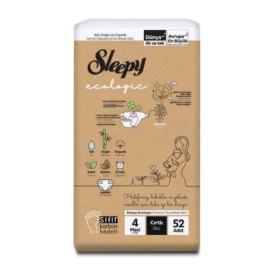 Sleepy Ecologic Bebek Bezi 4 No Maxi 7-16 Kg 52'li - Sleepy