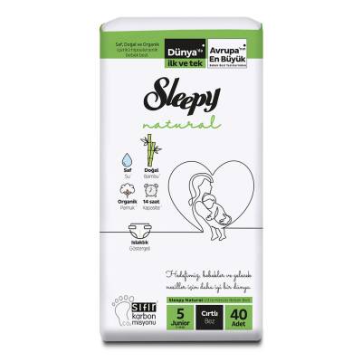 Sleepy Natural Jumbo Paket 5 Beden Junıor 11-18 Kg 40'Lı - Sleepy