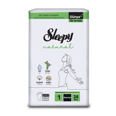 Sleepy Natural Ultra Hassas Hijyenik Ped Normal 24'lü - Sleepy