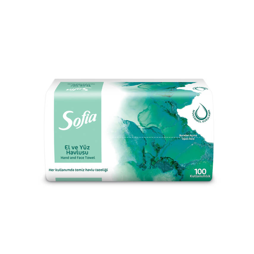 Sofia El ve Yüz Havlusu 100'lü - 1