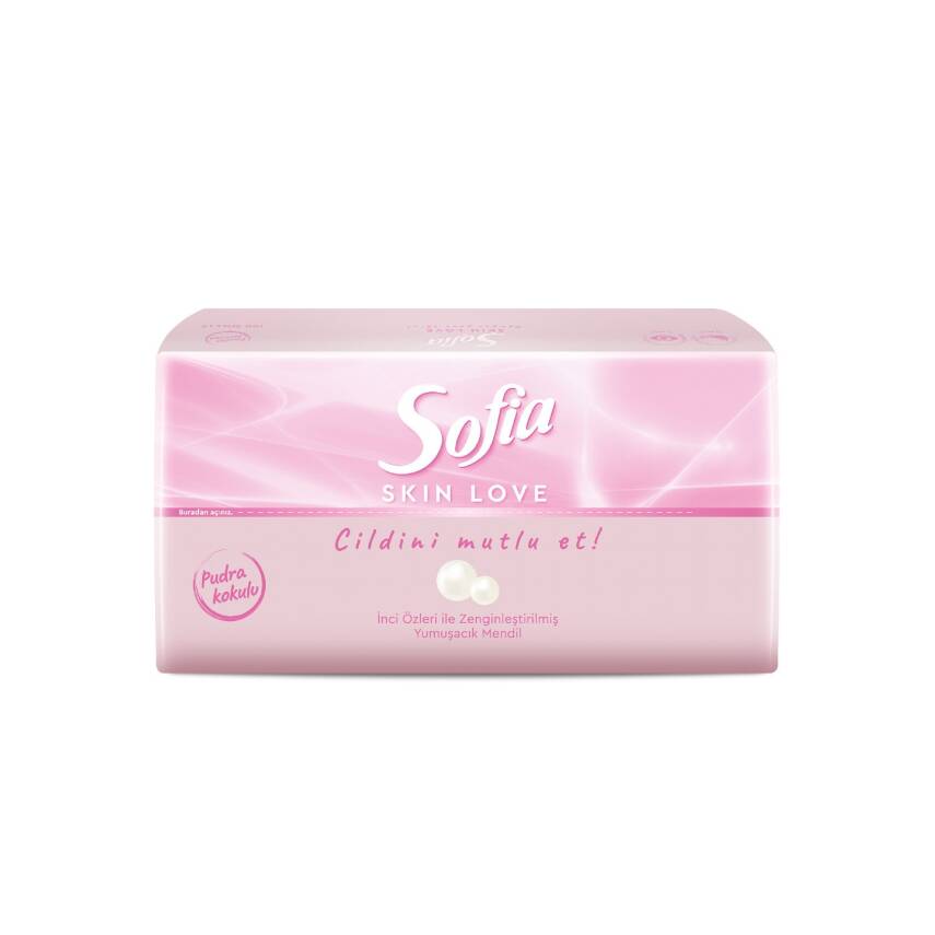 Sofia Skin Love Pudra Kokulu Mendil 100'lü - 1