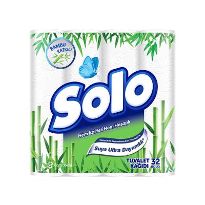 Solo Bambu Katkılı Tuvalet Kağıdı 32'li - Solo