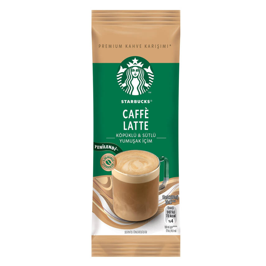 Starbucks Caffe Latte Premium Kahve Karışımı 18 G - 1