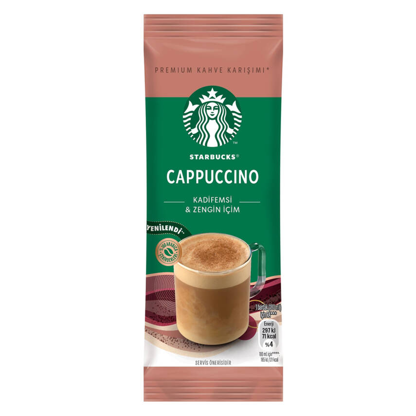 Starbucks Cappuccino Premium Kahve Karışımı 18 G - 1