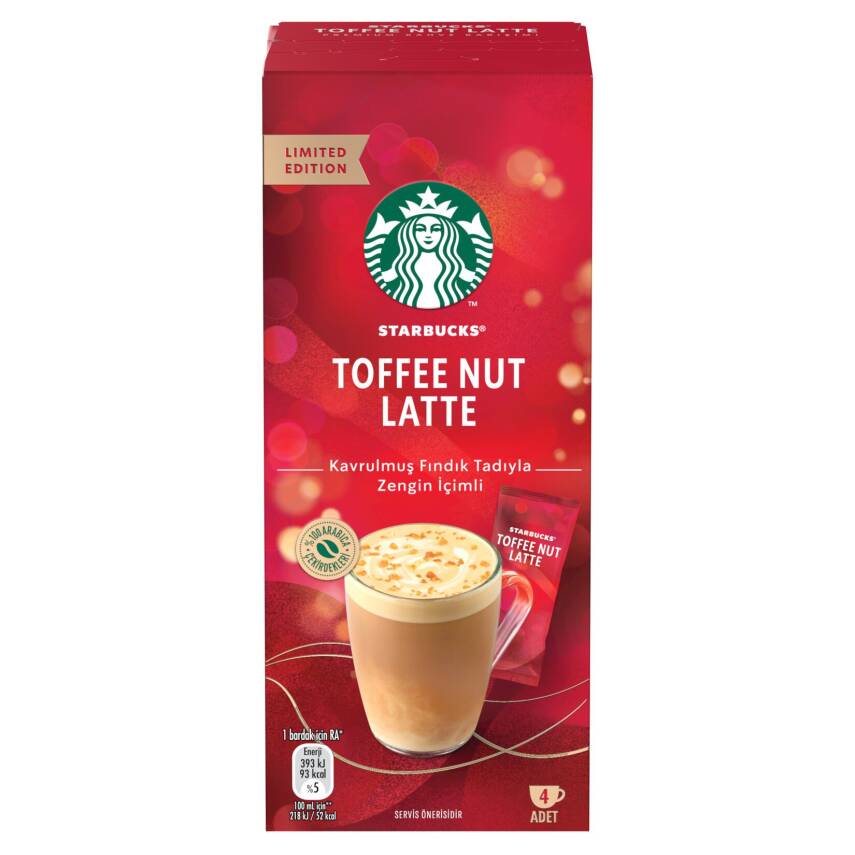 Starbucks Toffee Nut Latte Kahve Karışımı 4 x 23 G - 1