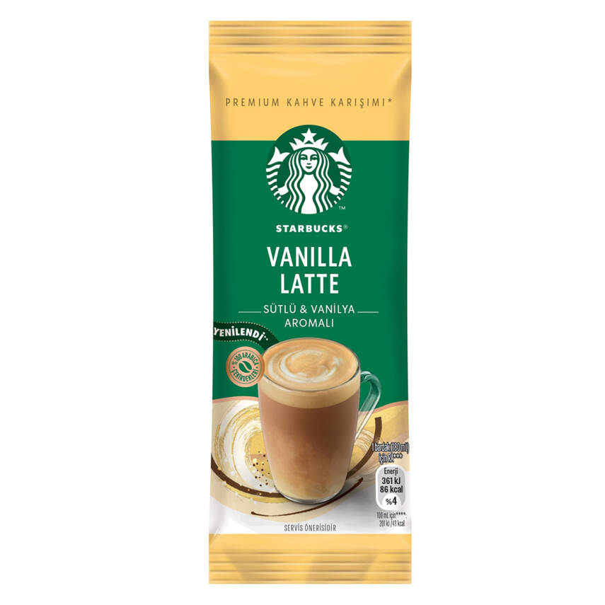 Starbucks Vanilla Latte Premium Kahve Karışımı 21.5 G - 1
