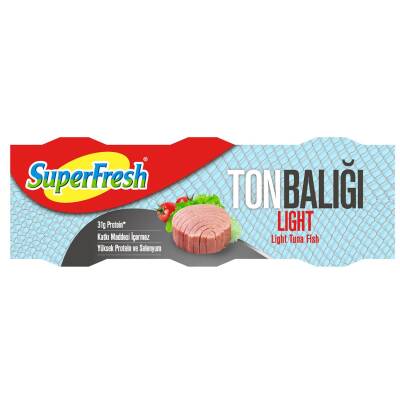 Superfresh Light Ton Balığı 3X75 G - Superfresh