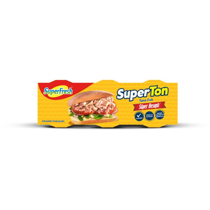 Superfresh Superton Ton Ayçiçekyağlı 3X75 G - 1
