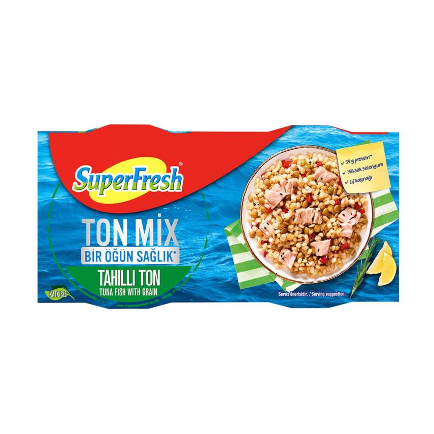 Superfresh Ton Mix Tahıllı Ton 2x150 G - 1