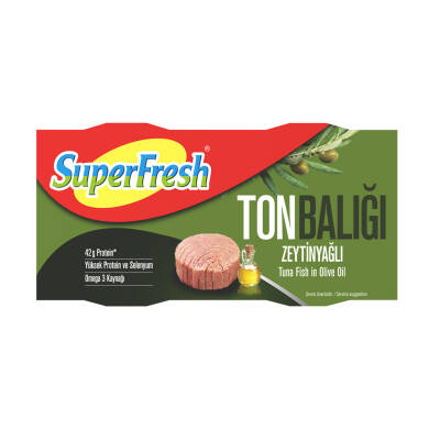 Superfresh Zeytinyağlı Ton Balığı 2x140 G - Superfresh