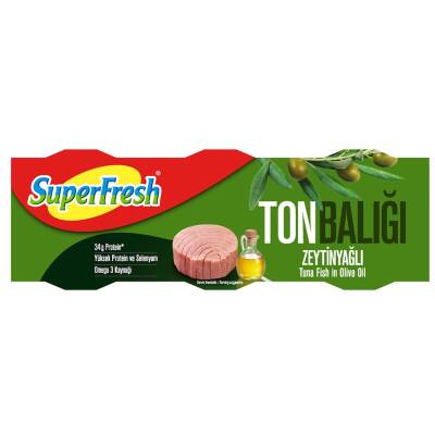 Superfresh Zeytinyağlı Ton Balığı 3X75 G - Superfresh
