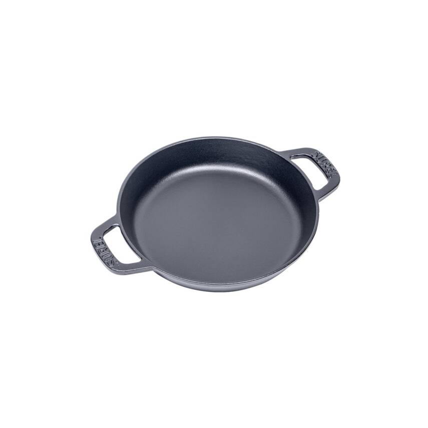 Sürel Yuvarlak Düz Sahan Mat Siyah 18 Cm - 1