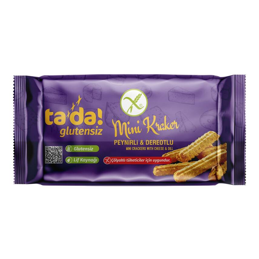 Tada Glutensiz Peynirli Dereotlu Mini Kraker 85 G - 1