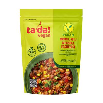 Tada Vegan Mısırlı Acılı Meksika Fasulyesi 250 G - Tada