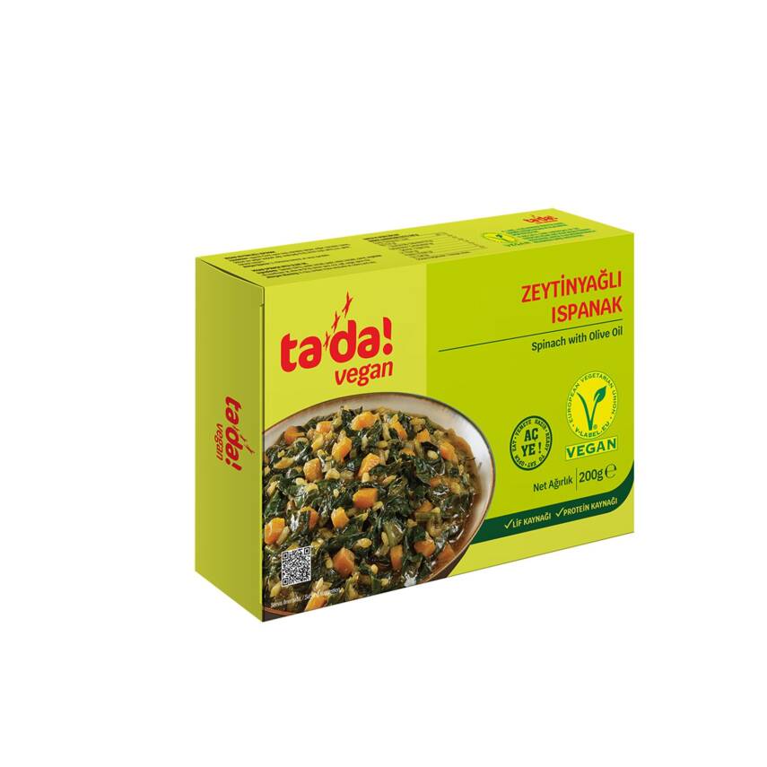 Tada Vegan Zeytinyağlı Ispanak 200 G - 1