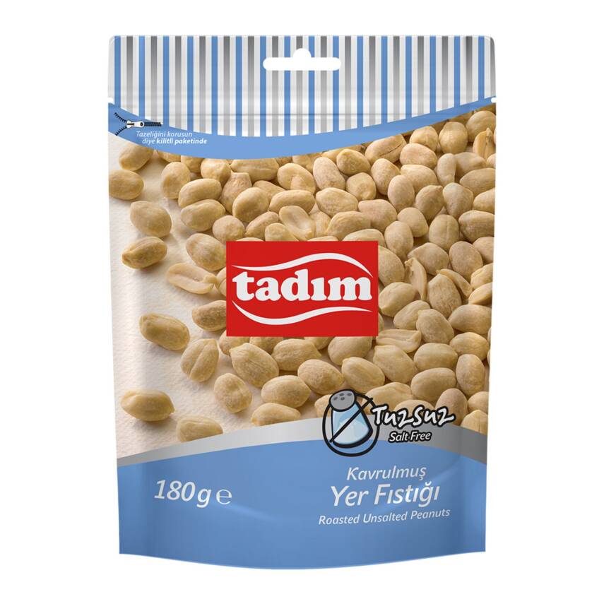 Tadım Fırınlanmış Tuzsuz Yer Fıstığı 180 G - 1