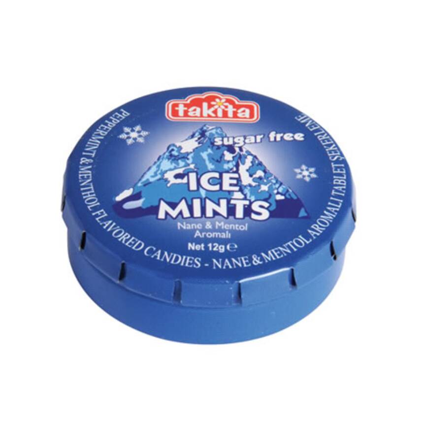 Takita Ice Mints Şekersiz Tablet Şeker 12 G - 1