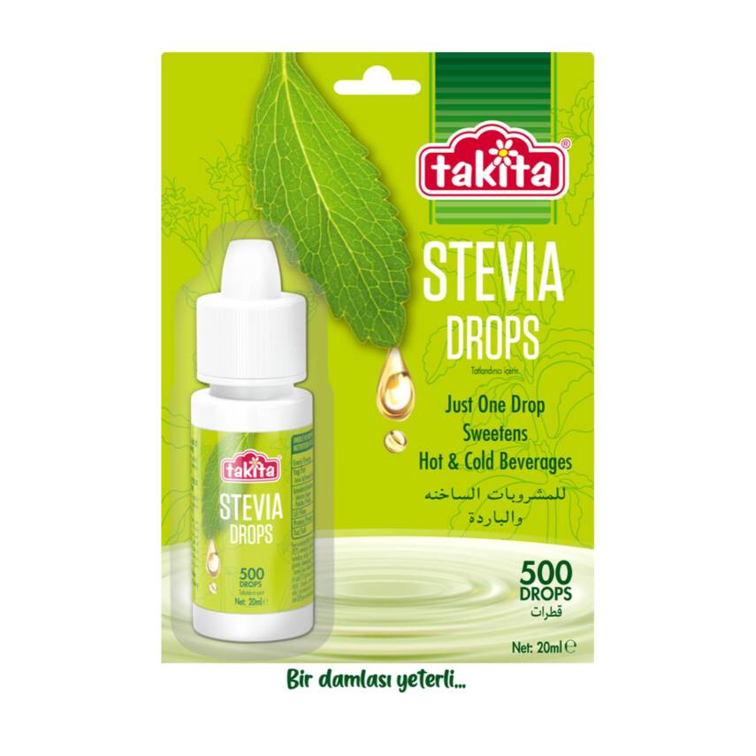 Takita Stevıa Drops Sıvı Tatlandırıcı 20Ml - 1
