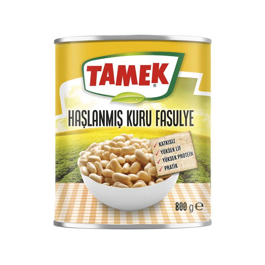 Tamek Haşlanmış Fasulye 800 G - 1