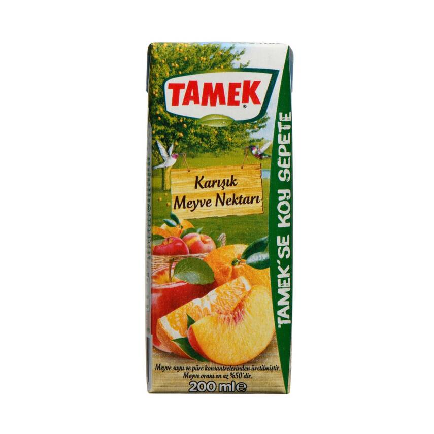 Tamek Karışık Meyve Nektar 200 Ml - 1