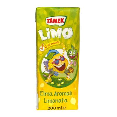 Tamek Limo Elma Aromalı Limonata 200 Ml - Tamek