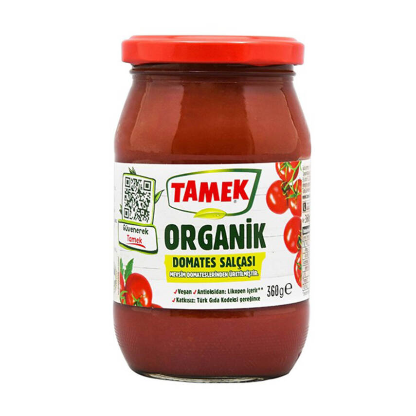 Tamek Organik Domates Salçası 360 G - 1