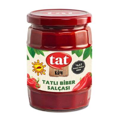 Tat Köy Tatlı Biber Salçası 550 G - Tat