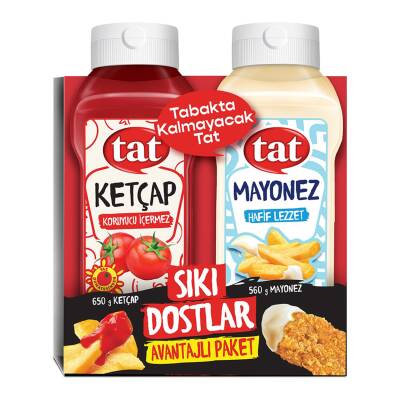 Tat Sıkı Dostlar 1210 G (Ketçap 650 G-Mayonez 560 G) - Tat