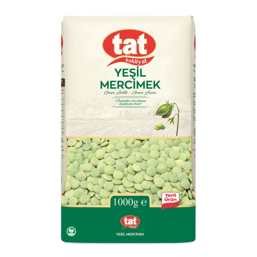 Tat Yeşil Mercimek 1 Kg - 1