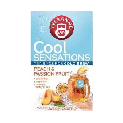 Teekanne Cool Sensations Peach - Passion Fruit 18'li 45 G - Teekanne