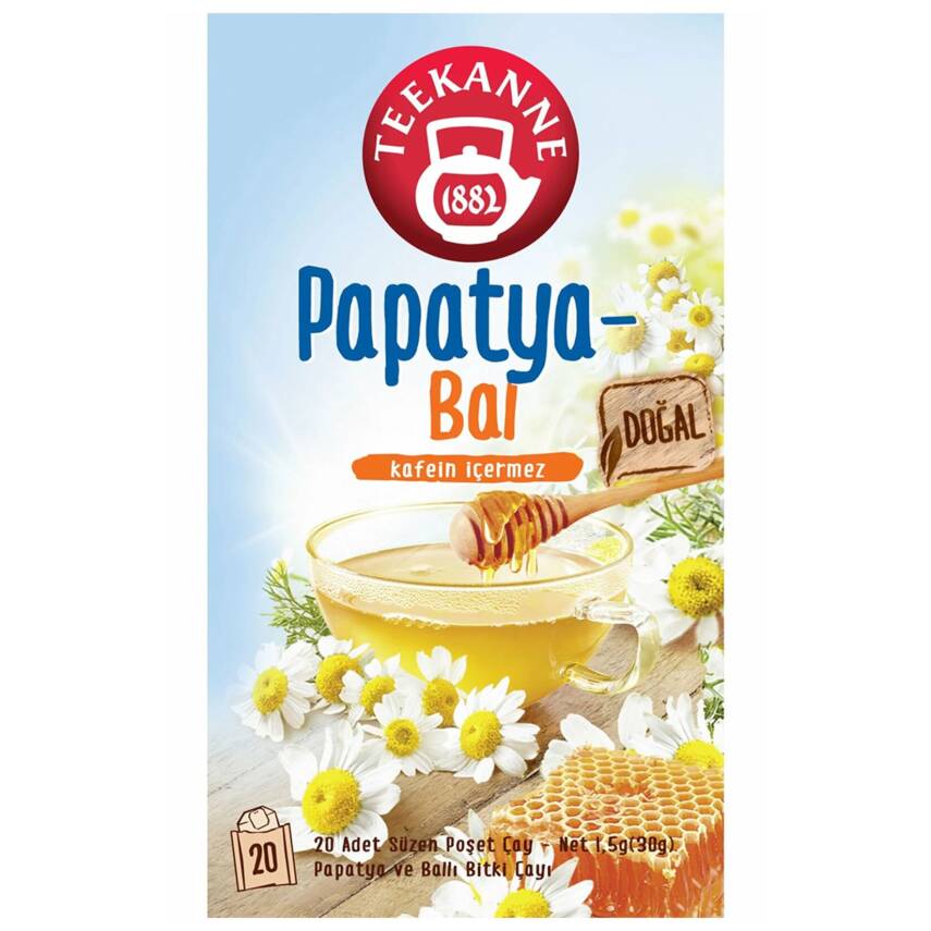 Teekanne Papatya ve Ballı Bitki Çayı 20'li 30 G - 1