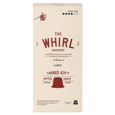 The Whirl Lungo Medium Kapsül Kahve 10'lu 55 G - The Whirl