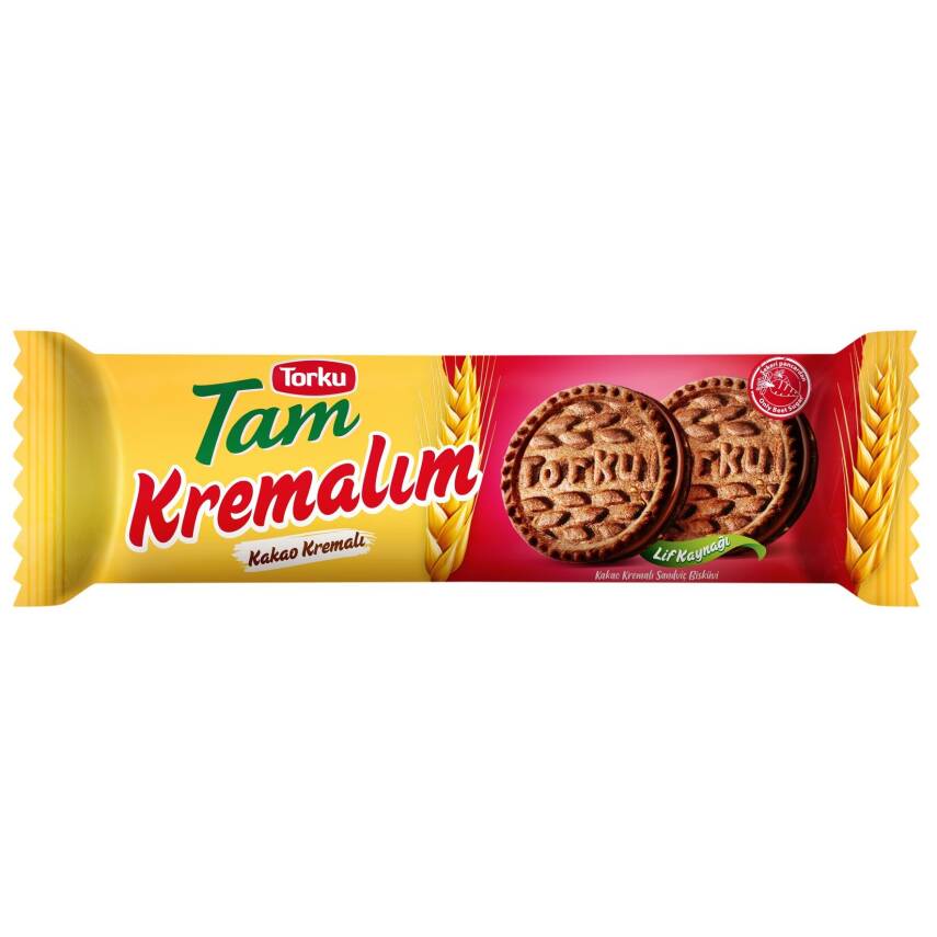 Torku Tam Kremalım Kakao Kremalı Bisküvi 83 G - 1