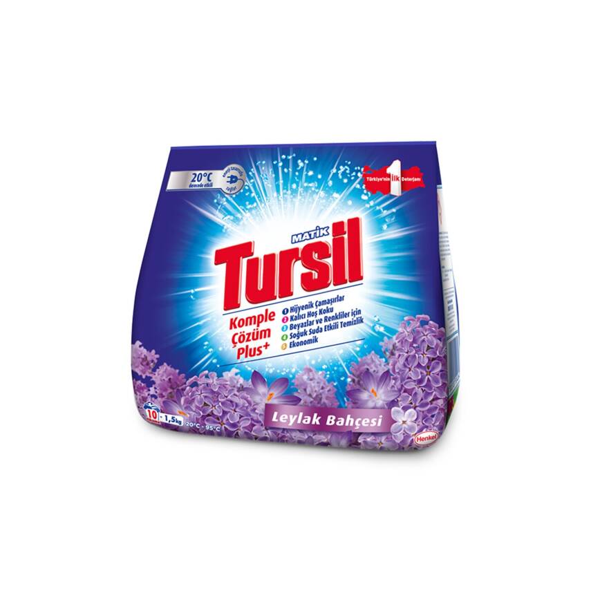 Tursilmatik Çamaşır Deterjanı Leylak Bahçesi 10 Yıkama 1,5 Kg - 1